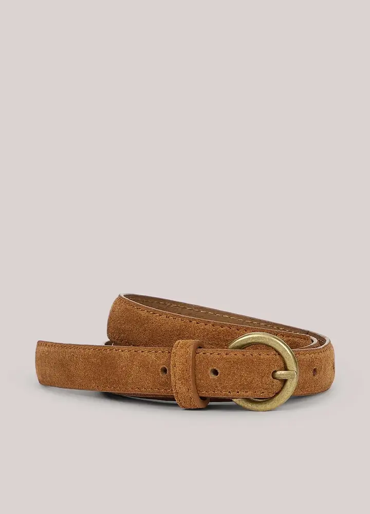 Summum Woman Belt Small suede - Cinnamon