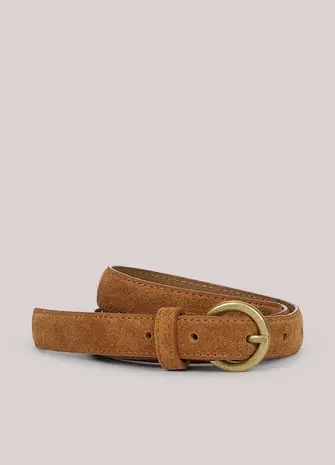 Summum Woman Belt Small suede - Cinnamon