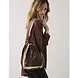 Summum Woman Bag Leather crochet - Coffee Summum Woman Bag Leather crochet - Coffee