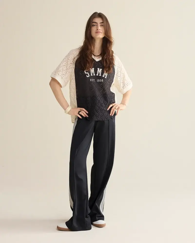 Summum Woman Trouser Track pant - Black Summum Woman Trouser Track pant - Black