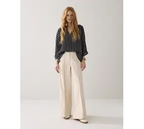 Summum Woman Trousers wide leg Cotton blend - Ivory