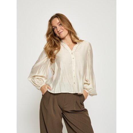 Peppercorn Beth Shirt - Gardenia