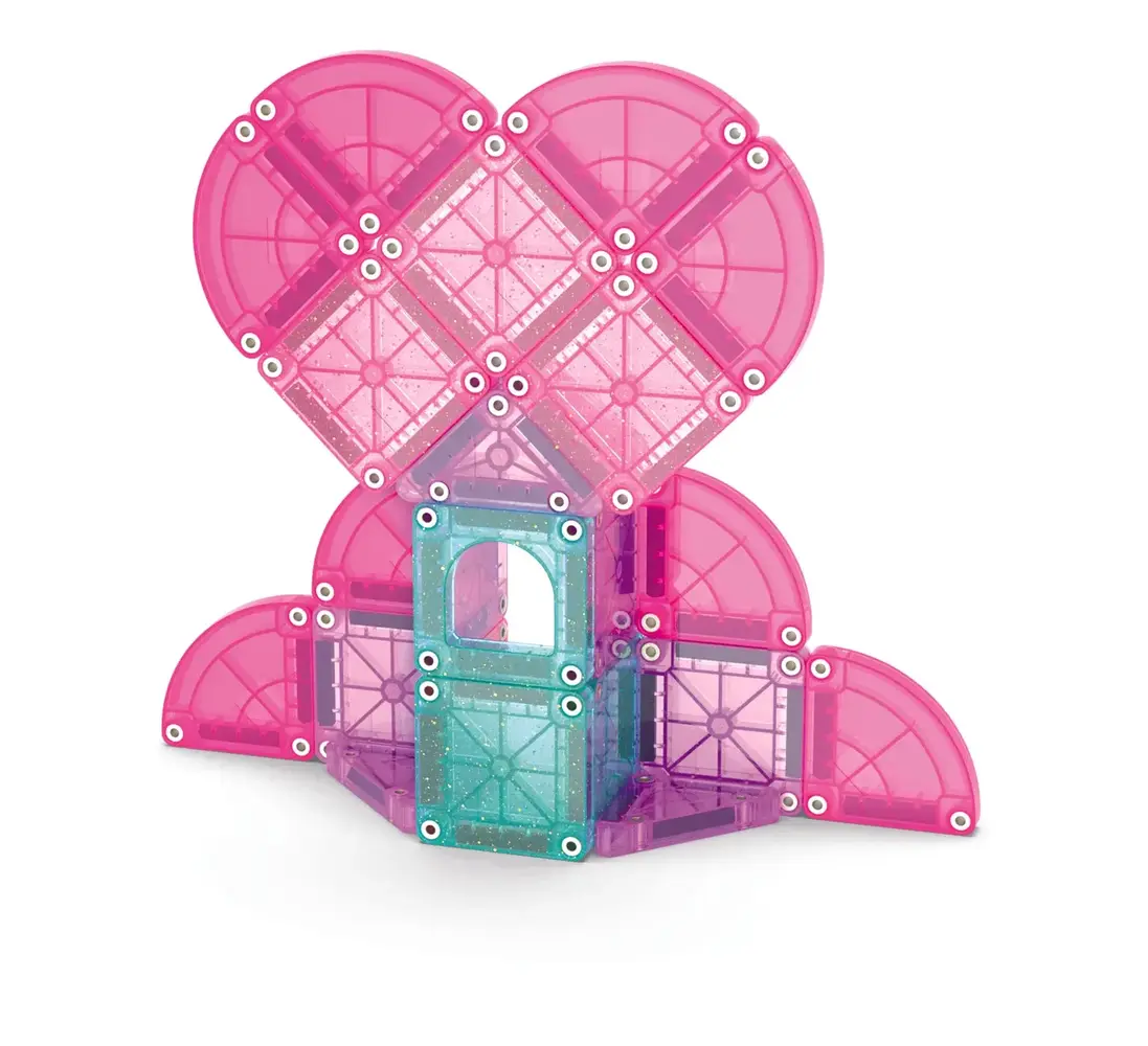 MAGNA-TILES MAGNA-TILES -Micro MAGS Travel Set - Heart to Heart - 26 pieces