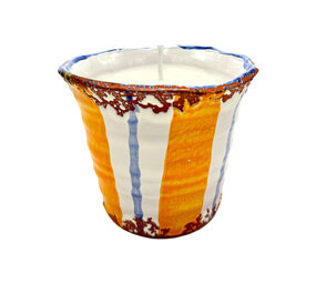 Wax Design Kaars Vela Hamaca Amarillo 11x9cm - Citronella