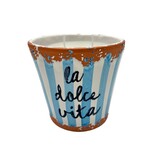 Wax Design Kaars Vela Ceramica 14x12,5 cm - Mar Adriatico