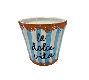 Wax Design Kaars Vela Ceramica 14x12,5 cm - Mar Adriatico