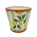 Wax Design Kaars Vela Ceramica 14x12,5 cm - Limon de Livorno