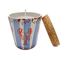 Wax Design Kaars Vela Ceramica 10x10 cm - Arenas Blancas