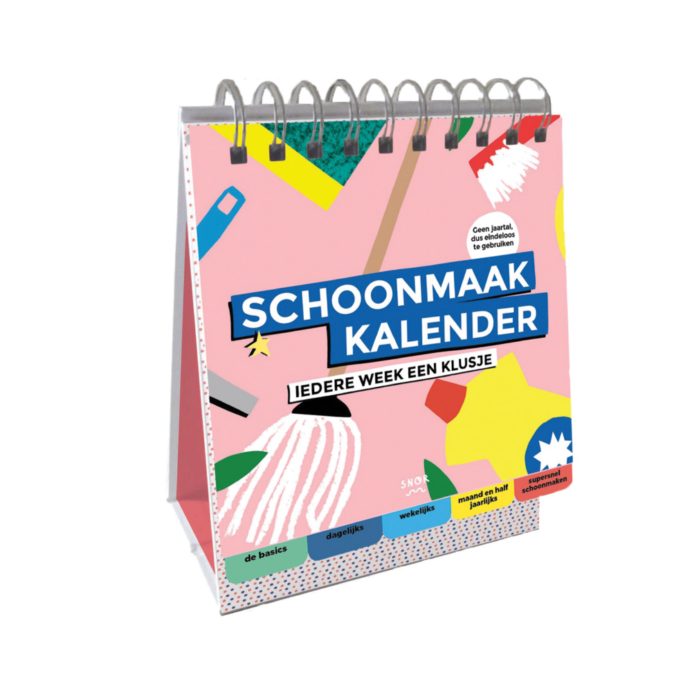 Snor Schoonmaakkalender
