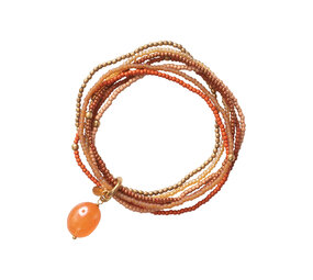 A Beautiful Story Nirmala Carnelian GC Bracelet
