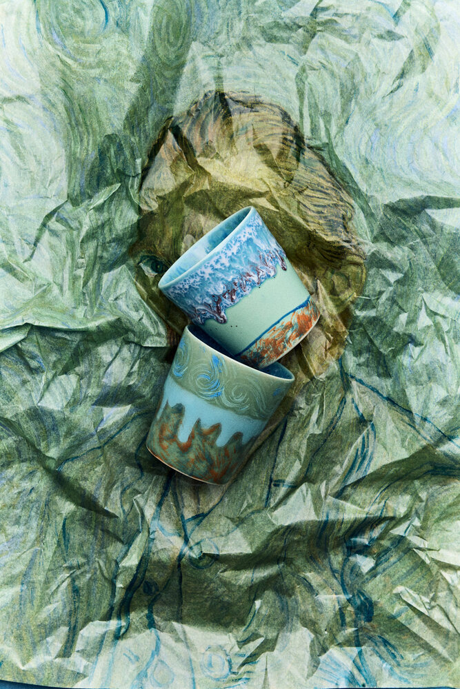 HK Living Van Gogh coffee mugs - Self Portrets