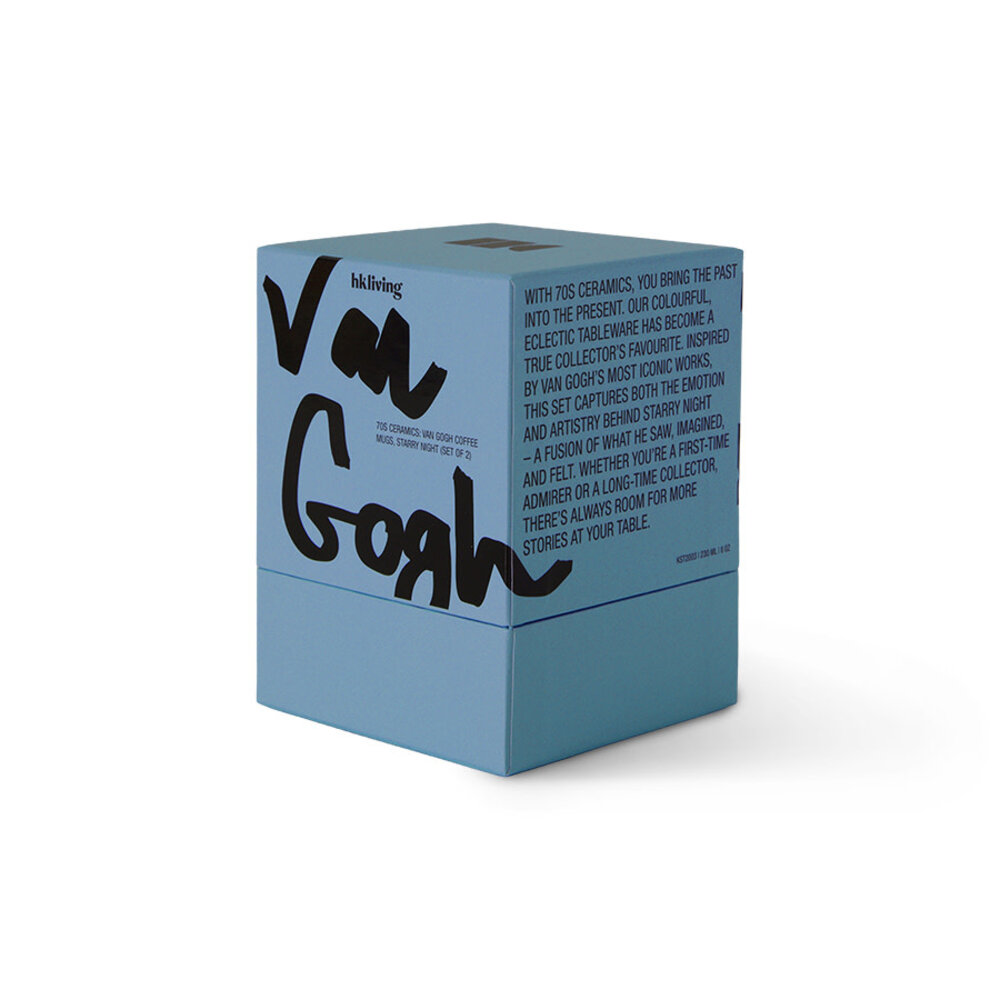 HK Living Van Gogh coffee mugs - Starry Nights