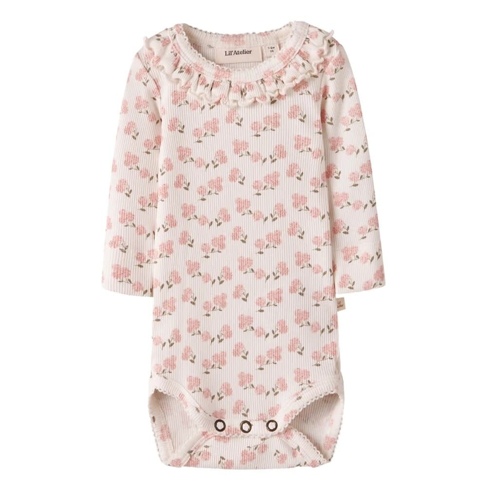 Lil' Atelier Gago Kis LS Slim Body - Coconut Milk Hydrangea