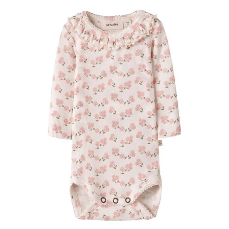 Lil' Atelier Gago Kis LS Slim Body - Coconut Milk Hydrangea