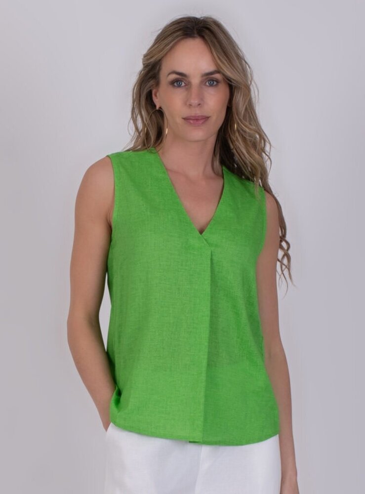 The Clothed Top Valdris - Sea Green