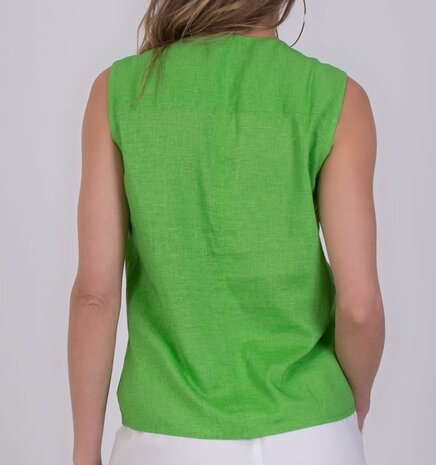 The Clothed Top Valdris - Sea Green