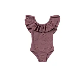 Salted Stories Broderie | Swimsuit | Dusky Orchid