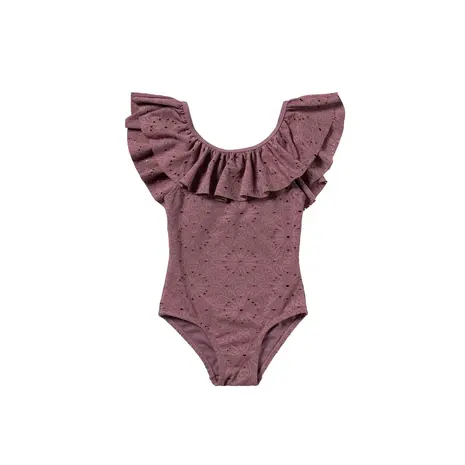 Salted Stories Broderie | Swimsuit | Dusky Orchid