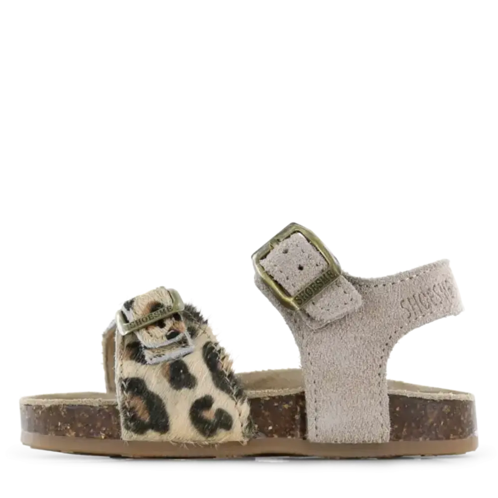 Shoesme Sandaal Basic - Taupe Leopard