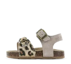 Shoesme Sandaal Basic - Taupe Leopard