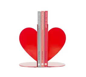 Balvi Bookend Love red metal
