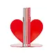 Balvi Bookend Love red metal