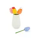 Balvi Snack fork Tulip x6 assorted colours