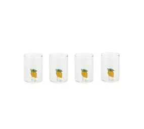 Balvi Shot glasses set Lemon (set of 4 glasses)
