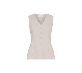 MSCH Esteriane Waistcoat - Oatmeal Melange