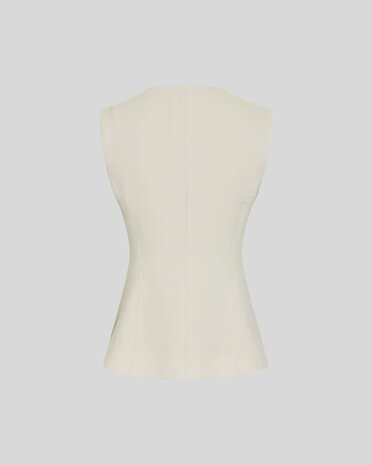 MSCH Esteriane Waistcoat - Oatmeal Melange