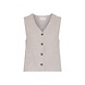 MSCH Viana Ginia V Neck Waistcoat - Sand Melange