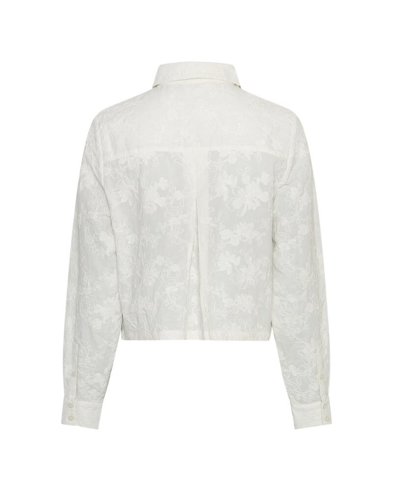 MSCH Sylvia Shirt EMB - Egret