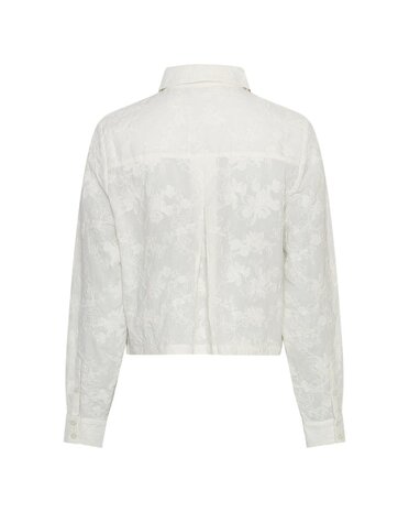 MSCH Sylvia Shirt EMB - Egret