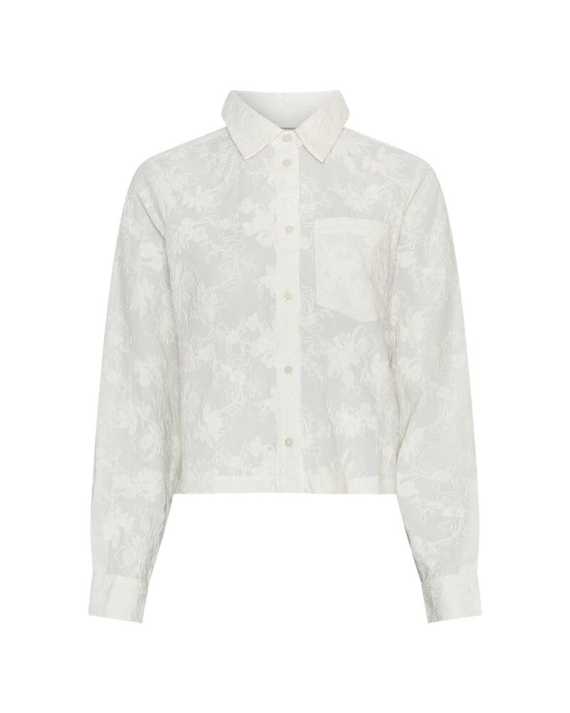 MSCH Sylvia Shirt EMB - Egret