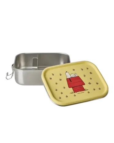 Rice Roestvrijstalen Lunchbox - Geel - Snoopy Print