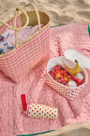 Rice Koeltas - Red Hearts Print