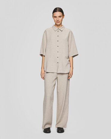 MSCH Pennie Ginia HW Pants - Sand Melange