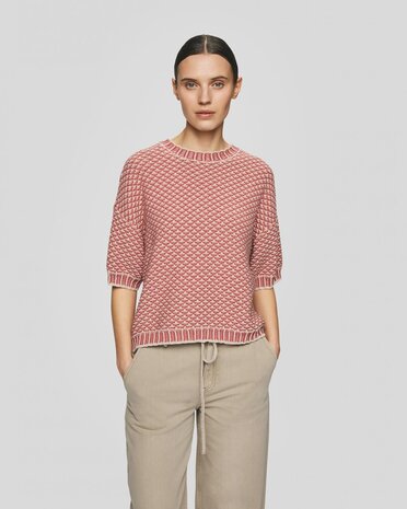 MSCH Catina Pilla 2/4 Pullover - Oatmeal Rose