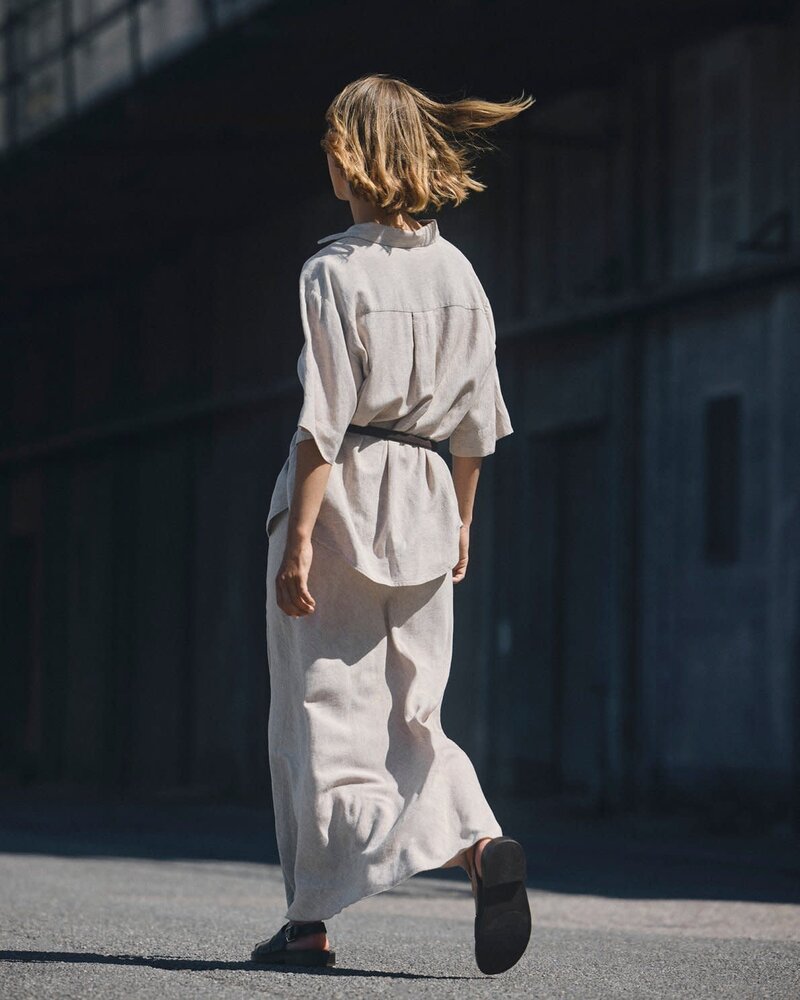 MSCH Viana Ginia 3/4 Shirt - Sand Melange