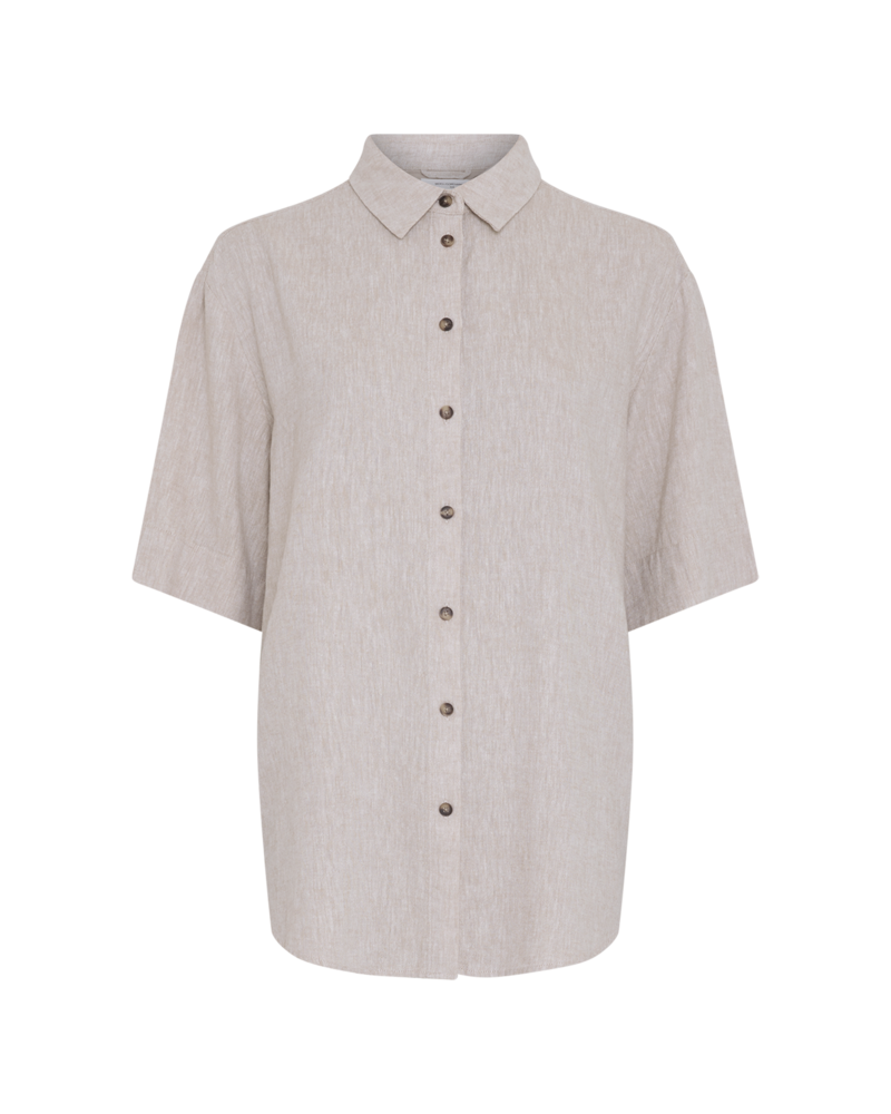 MSCH Viana Ginia 3/4 Shirt - Sand Melange