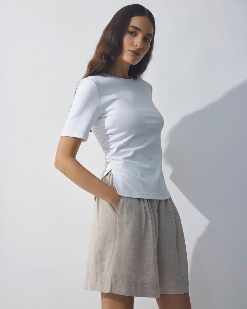 MSCH Viana Ginia HW Shorts - Sand Melange