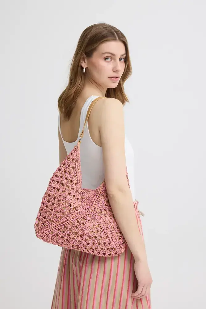 ICHI Amisse Bag - Golden Brown