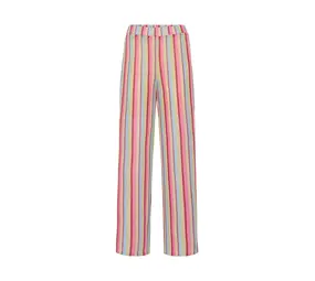 ICHI Libella Pants - Multi pastel Stripe