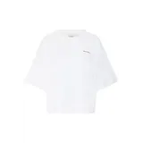 ICHI Nica Shirt - Cloud Dancer/Fiery Red