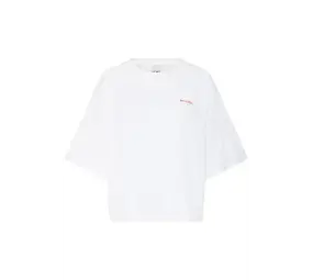 ICHI Nica Shirt - Cloud Dancer/Fiery Red