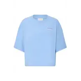 ICHI Nica Shirt - Powder Blue/Fiery Red