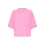 ICHI Nica Shirt - Wild Orchid/Fiery Red