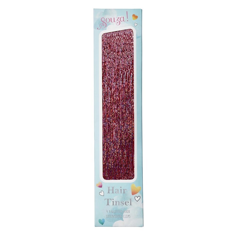 Souza Haar Tinsel roze