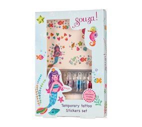 Souza Glitter tattoo set Zeemeermin