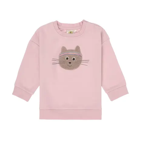 Lassig Kids Sweater GOTS Cat - Cloud Pink Lassig Kids Sweater GOTS Cat - Cloud Pink